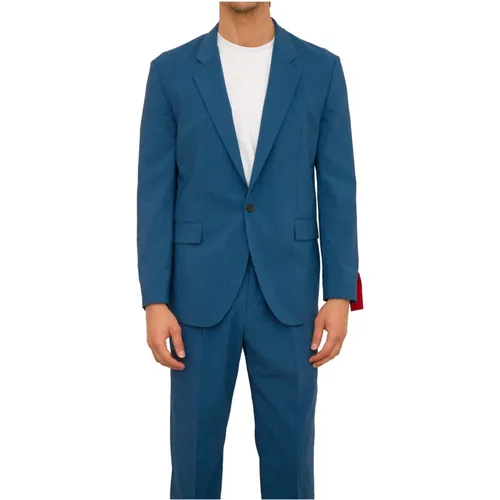 Stylish BLU Jackets for Men , male, Sizes: M, XL, L - Hugo Boss - Modalova