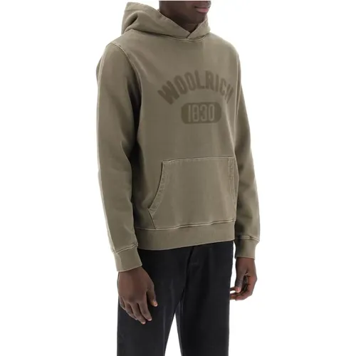 Hoodies , Herren, Größe: M - Woolrich - Modalova