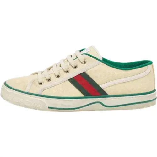 Pre-owned Canvas sneakers , female, Sizes: 9 UK - Gucci Vintage - Modalova