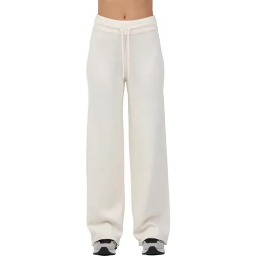 Knit Pants with Side Embroidery , female, Sizes: M, L - MC2 Saint Barth - Modalova