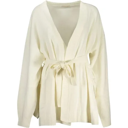 V-Neck Cardigan with Belt , female, Sizes: S - Guess - Modalova