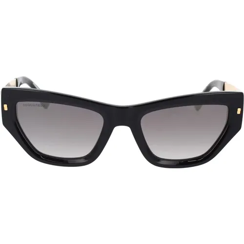 Bold and Stylish Sunglasses with D2 Logo , unisex, Sizes: 53 MM - Dsquared2 - Modalova