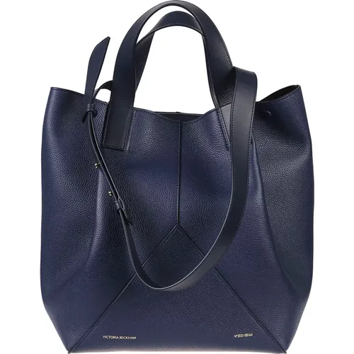 Luxurious Midnight Jumbo Shopping Bag , female, Sizes: ONE SIZE - Victoria Beckham - Modalova