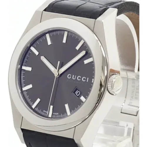 Pre-owned Watches, male, , Size: ONE SIZE Pre-owned Stainless Steel watches - Gucci Vintage - Modalova