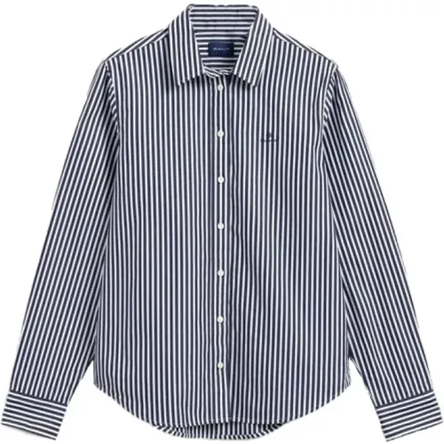 Striped shirt , female, Sizes: L - Gant - Modalova