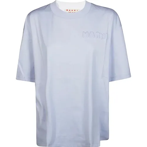 Stylisches T-shirt Over für Männer , Damen, Größe: S - Marni - Modalova