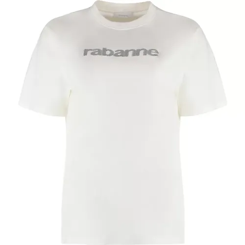 T-Shirts , Damen, Größe: XS - Paco Rabanne - Modalova