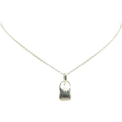 Pre-owned Jewellery, female, , Size: ONE SIZE Pre-owned Metal necklaces - Hermès Vintage - Modalova