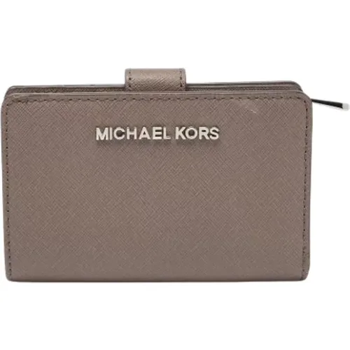 Pre-owned Wallets, female, , Size: ONE SIZE Pre-owned Leather wallets - Michael Kors Pre-owned - Modalova