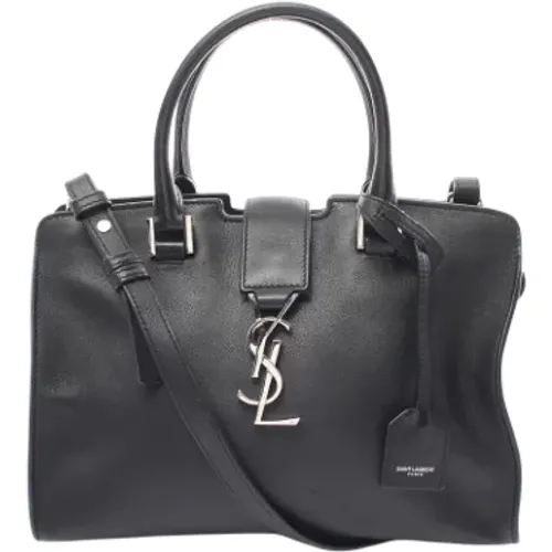 Pre-owned Tote Bags, female, , Size: ONE SIZE Pre-owned Leather handbags - Yves Saint Laurent Vintage - Modalova