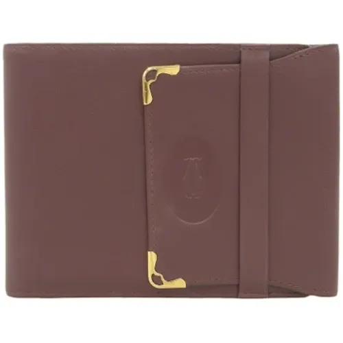 Pre-owned Wallets, female, , Size: ONE SIZE Pre-owned Leather wallets - Cartier Vintage - Modalova