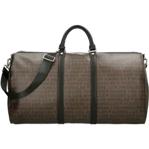 Weekender Duffle Bag Logo Print , male, Sizes: ONE SIZE - Guess - Modalova