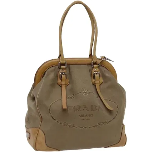 Pre-owned Canvas totes , female, Sizes: ONE SIZE - Prada Vintage - Modalova