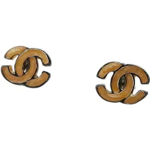 Pre-owned Jewellery, female, , Size: ONE SIZE Pre-owned Metal earrings - Chanel Vintage - Modalova