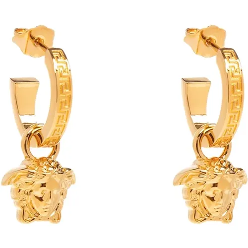 Earrings, unisex, , Size: ONE SIZE Medusa head earrings - Versace - Modalova