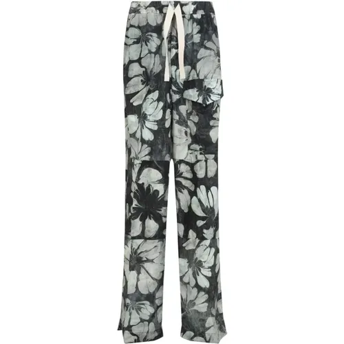 Wide Trousers, male, , Size: XL Green Pannoch Pants - Dries Van Noten - Modalova