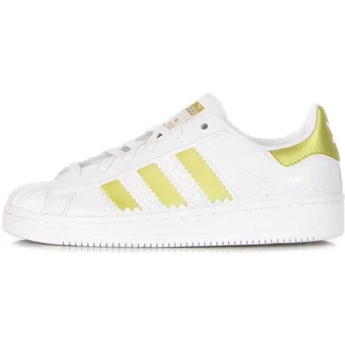 Crystal Low Sneaker with Metallic Details , female, Sizes: 3 2/3 UK, 5 UK, 4 1/3 UK, 7 2/3 UK, 5 2/3 UK, 3 UK - Adidas - Modalova