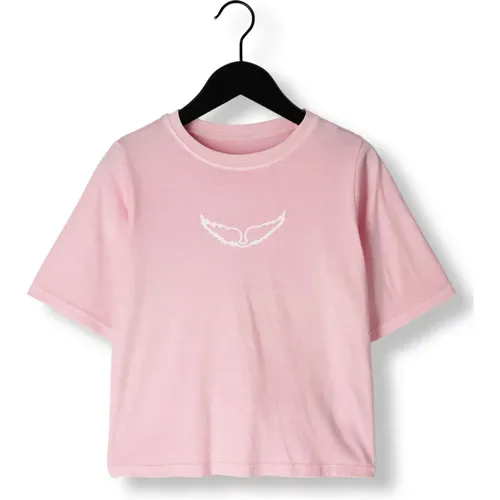 Rosa Fashionista T-shirt X60235 - Zadig & Voltaire - Modalova