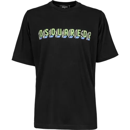 Klassisches Logo Herren T-Shirt , Herren, Größe: XS - Dsquared2 - Modalova