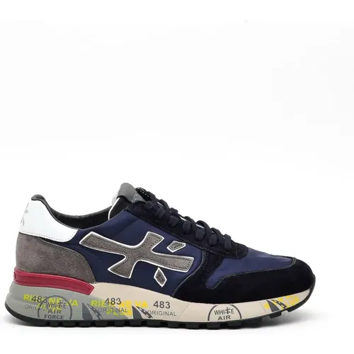 Sneakers, male, , Size: 8 US Suede and Fabric Sneakers - Premiata - Modalova