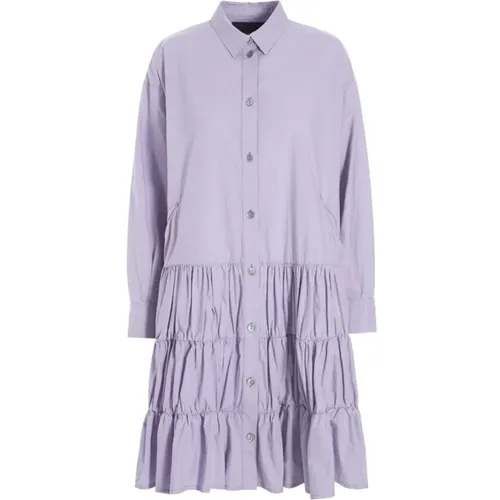 Core Cotton Dress Lavender Sky , female, Sizes: L, S - Bitte Kai Rand - Modalova