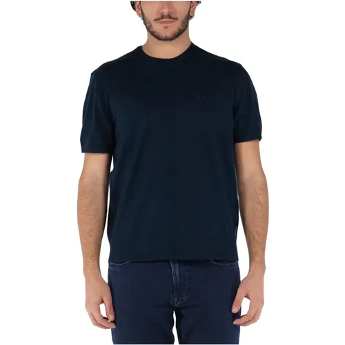 Filo T-Shirt , male, Sizes: M, L - Armani Exchange - Modalova