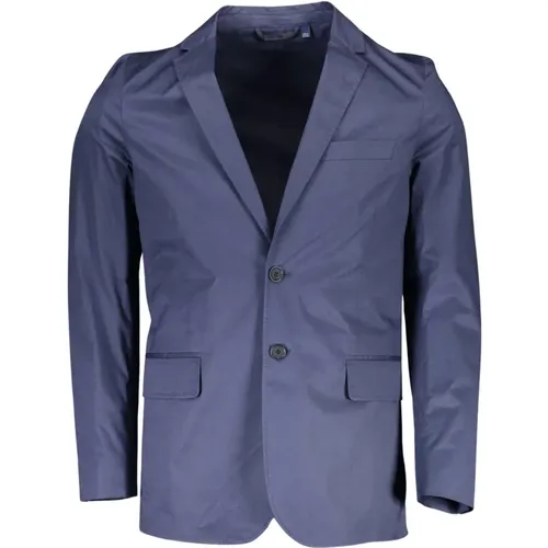 Blazers, male, , Size: L Classic Cotton Jacket - Gant - Modalova