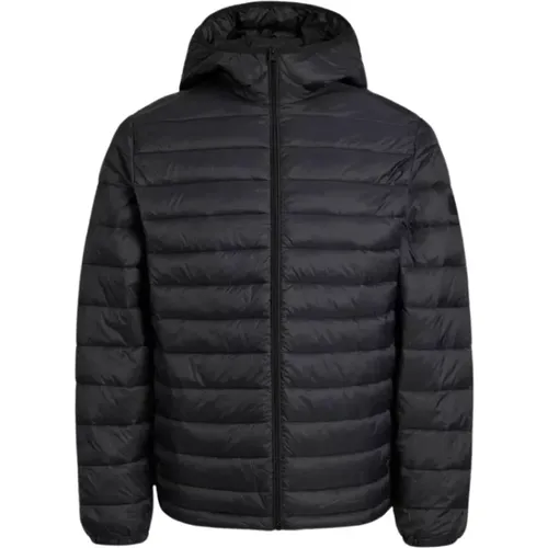 Hooded Puffer Jacket , male, Sizes: L, M - jack & jones - Modalova