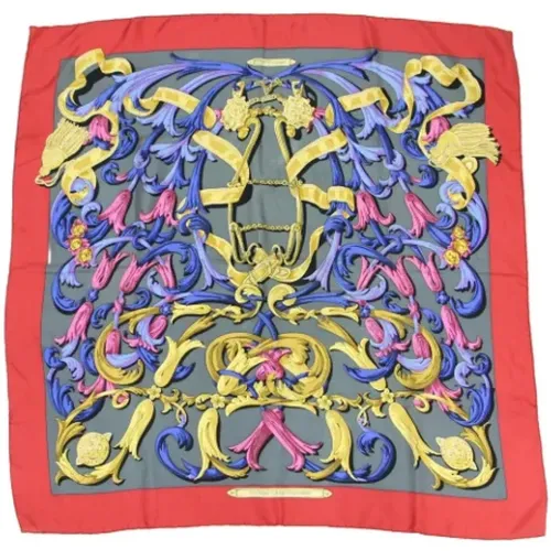 Pre-owned Scarves, female, , Size: ONE SIZE Pre-owned Silk scarves - Hermès Vintage - Modalova