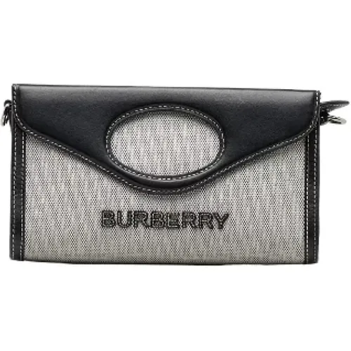 Pre-owned Clutches, female, , Size: ONE SIZE Pre-owned Canvas handbags - Burberry Vintage - Modalova