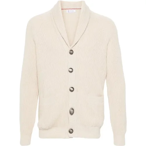 Sweaters for Men , male, Sizes: M, S - BRUNELLO CUCINELLI - Modalova