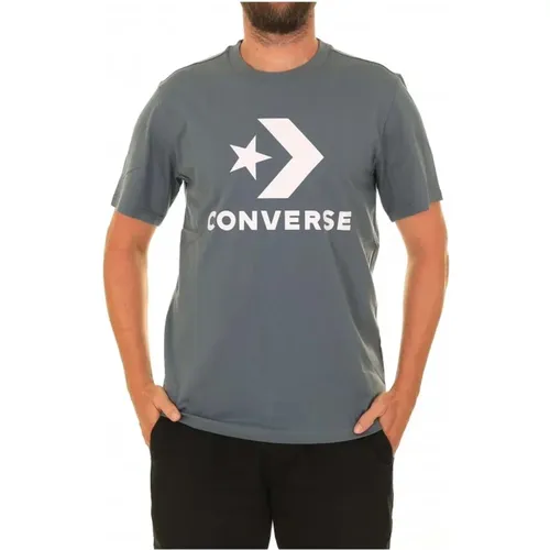 Go-To Star Chevron Logo T-shirt , Herren, Größe: M - Converse - Modalova