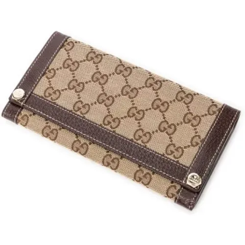 Pre-owned Canvas wallets , female, Sizes: ONE SIZE - Gucci Vintage - Modalova