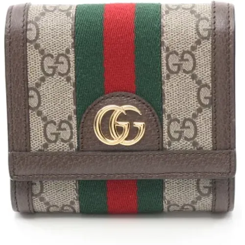 Pre-owned Leder portemonnaies - Gucci Vintage - Modalova