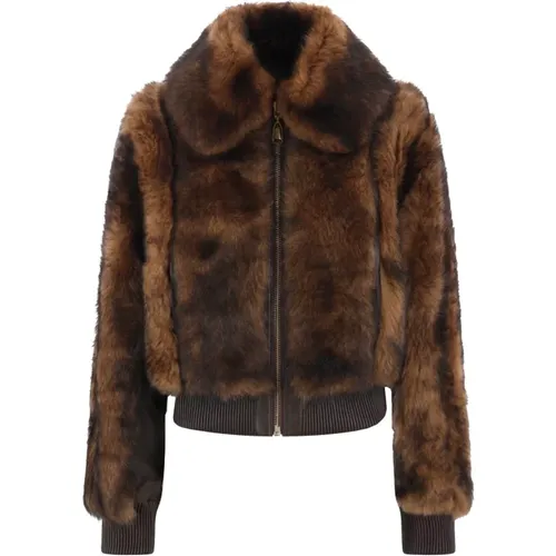 Shearling Bomber Jacket , female, Sizes: S - Zimmermann - Modalova