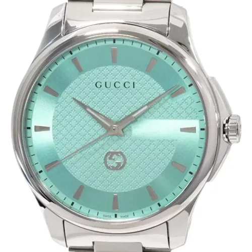 Pre-owned Watches, female, , Size: ONE SIZE Pre-owned Stainless Steel watches - Gucci Vintage - Modalova