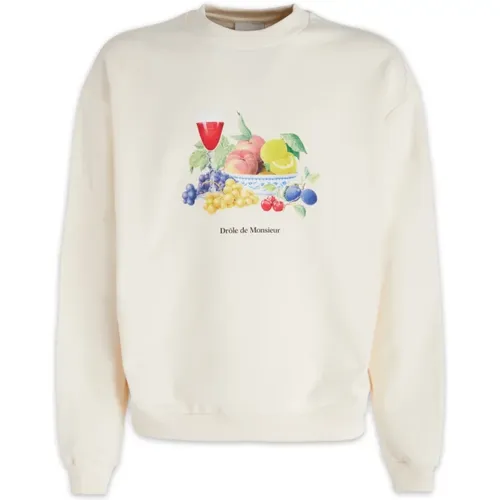 Stylish Sweatshirt for Modern Man , male, Sizes: L, M, XL, S - Drole de Monsieur - Modalova