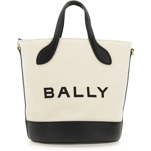 Leather Bucket Bag Made in China , female, Sizes: ONE SIZE - Bally - Modalova