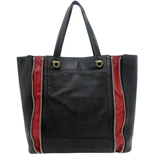 Pre-owned Tote Bags, unisex, , Size: ONE SIZE Pre-owned Leather totes - Salvatore Ferragamo Pre-owned - Modalova