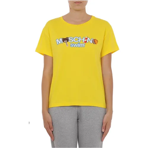 T-shirts and Polos , female, Sizes: M, S, XS - Moschino - Modalova