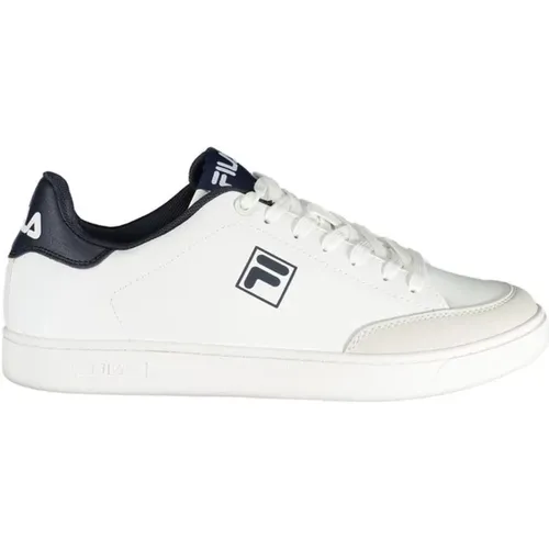 Men's Sports Sneaker with Blue Details , male, Sizes: 10 UK, 9 UK, 7 UK, 8 UK - Fila - Modalova