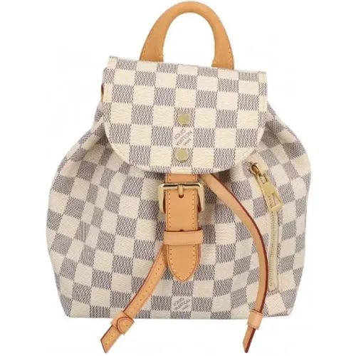 Pre-owned Backpacks, female, , Size: ONE SIZE Pre-owned Canvas backpacks - Louis Vuitton Vintage - Modalova