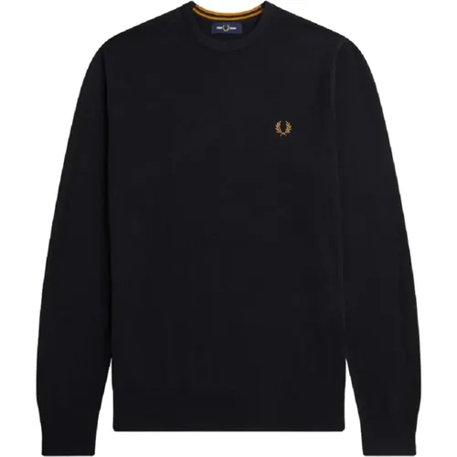 Blauer Rundhalspullover Fred Perry - Fred Perry - Modalova