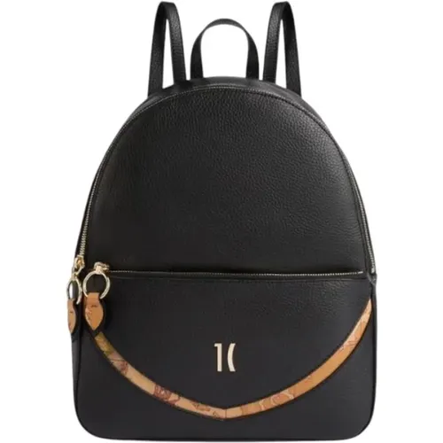 Backpacks, female, , Size: ONE SIZE Castle Leather Backpack - Alviero Martini 1a Classe - Modalova