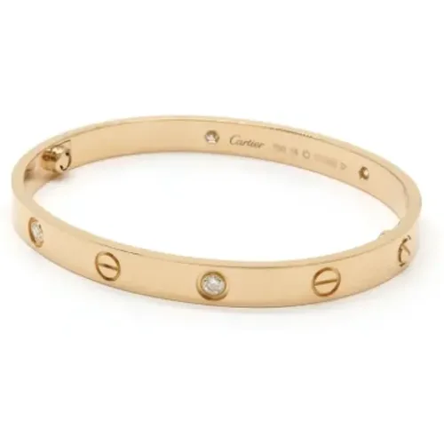 Pre-owned Rose Gold bracelets , female, Sizes: ONE SIZE - Cartier Vintage - Modalova