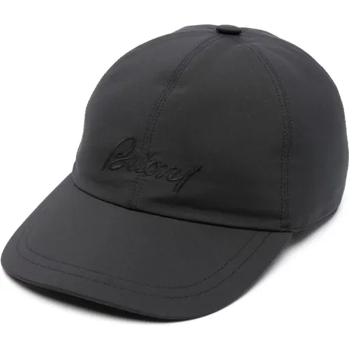 Blaue Casual Polyester Baseball Cap - Brioni - Modalova