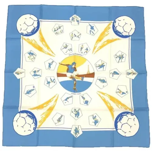 Pre-owned Scarves, female, , Size: ONE SIZE Pre-owned Silk scarves - Hermès Vintage - Modalova