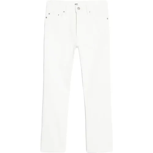 Stylish Cropped Jeans , female, Sizes: W27 - Ami Paris - Modalova