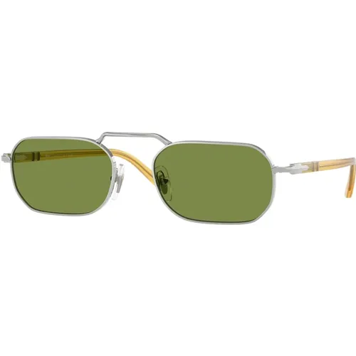 Stylish Sunglasses in Blue Shade , unisex, Sizes: 57 MM - Persol - Modalova