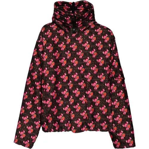 Winter Jackets, male, , Size: L Illustrated Animals Windbreaker - Moschino - Modalova